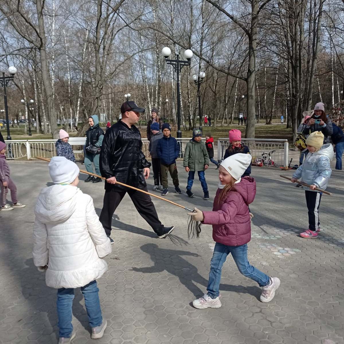 Спортивный день в парке